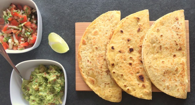 quesadillas tortillas med ost